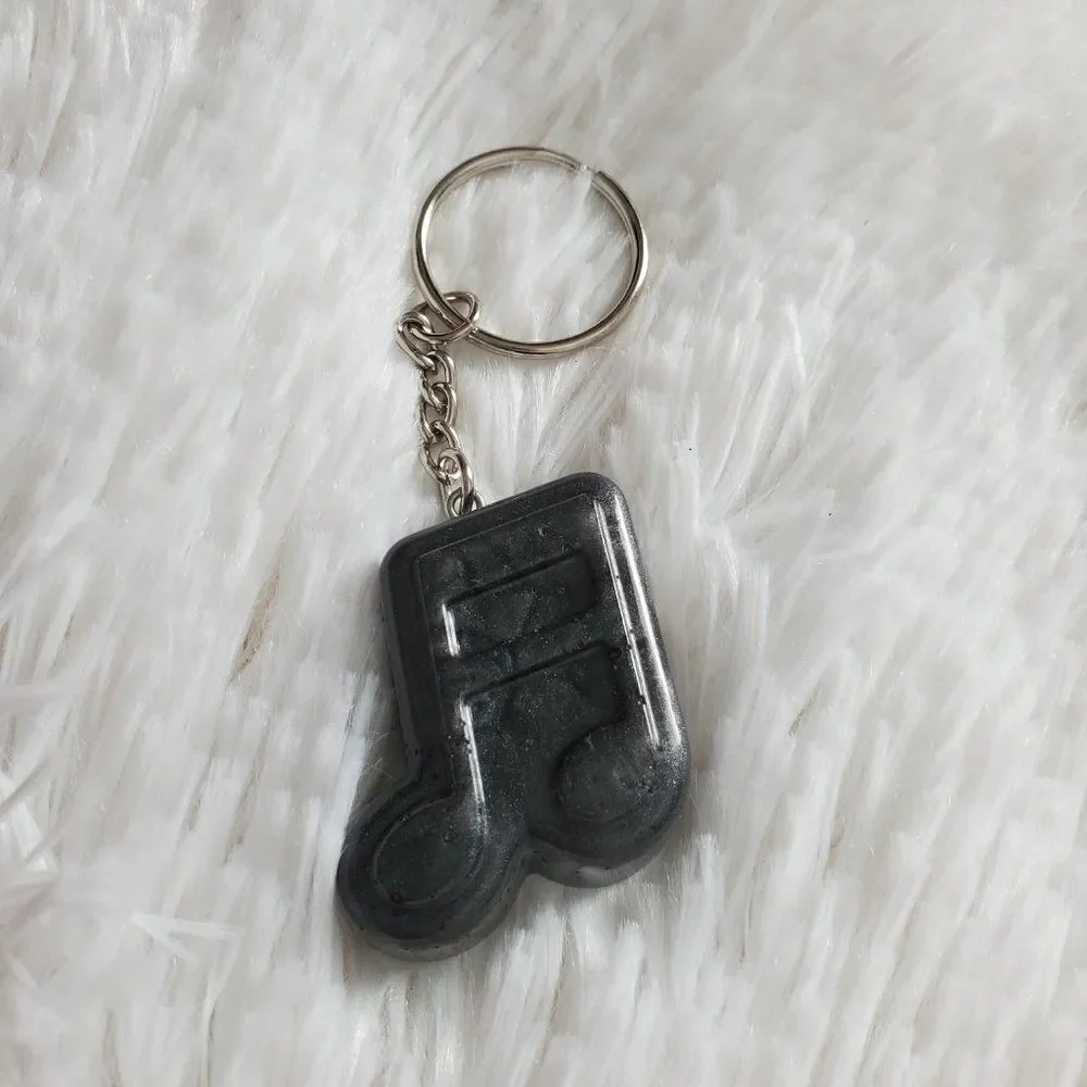 Music Note Keychain, Bookbag Charm
